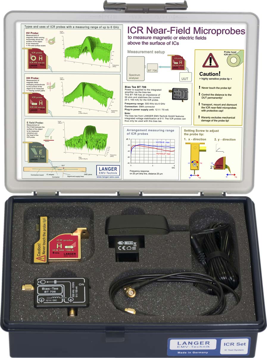 ICR HH100-6 set, Near-Field Microprobe 2.5 MHz - 6 GHz