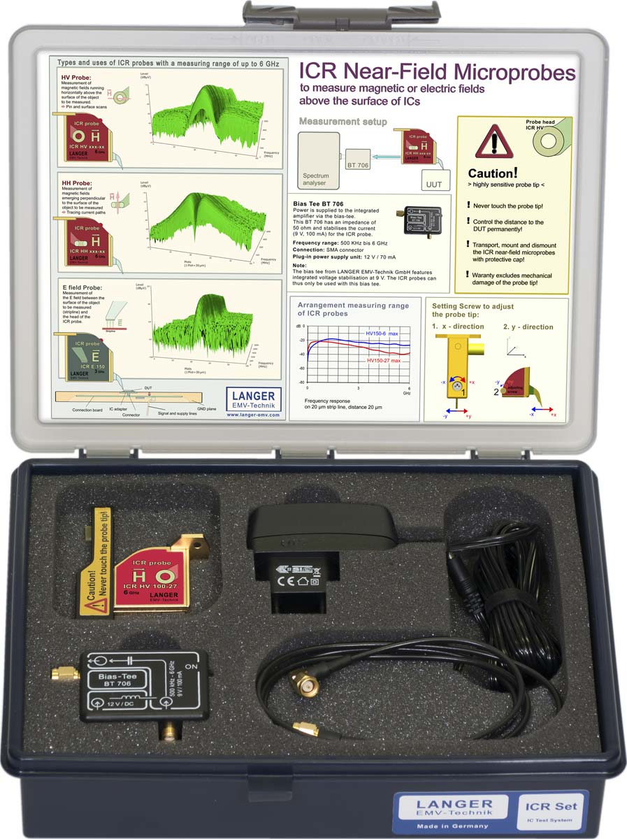 ICR HV100-27 set, Near-Field Microprobe 1.5 MHz - 6 GHz